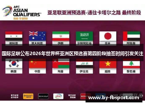 国际足联公布2026年世界杯亚洲区预选赛第四阶段抽签时间引发关注